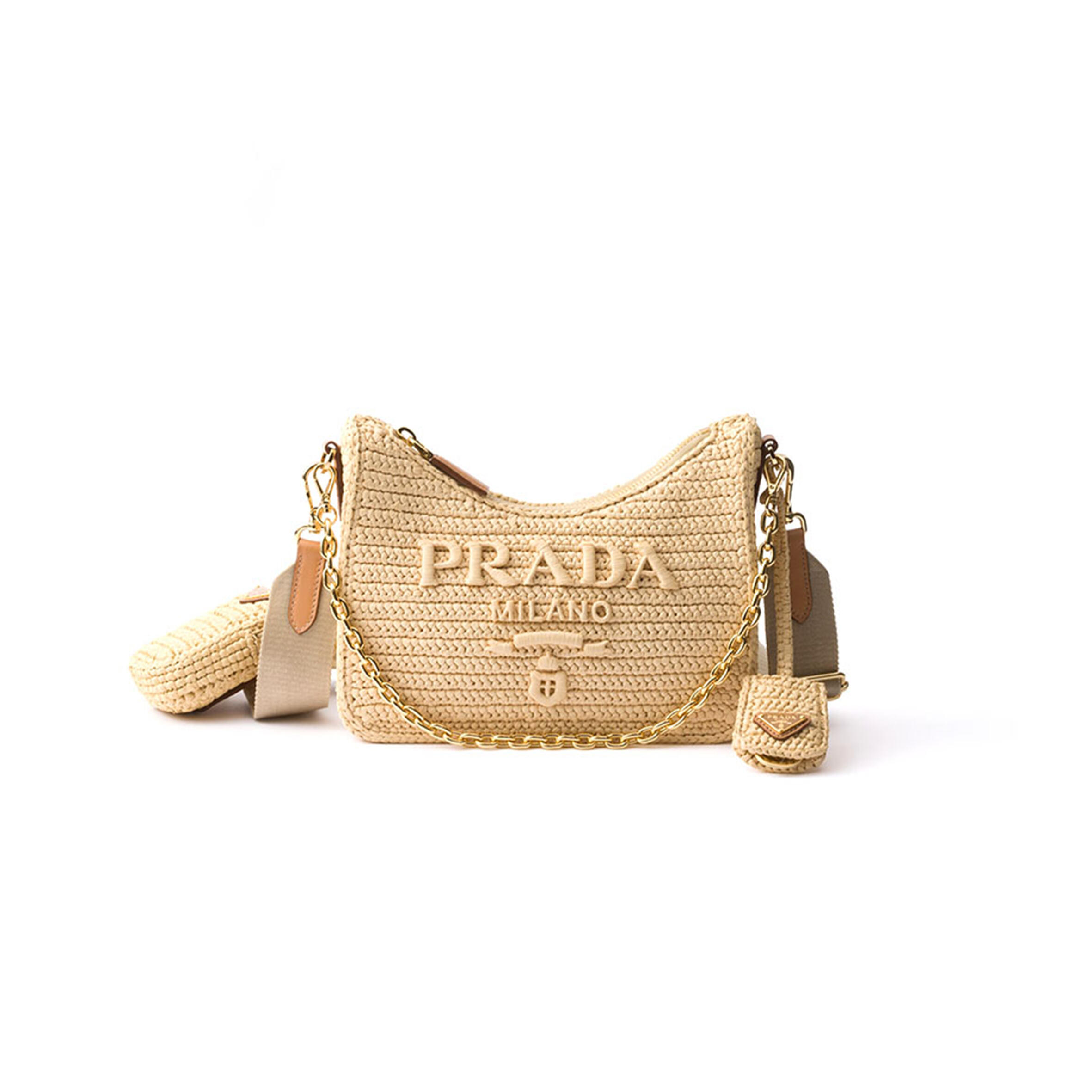 Pra*a re-edition 2005 crochet bag 1bh204 (22*18*6cm)